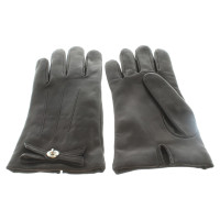 Coach Leather gloves in black