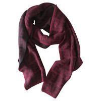 Fendi Echarpe/Foulard en Laine en Bordeaux