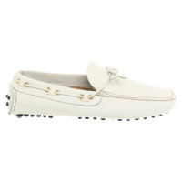 Car Shoe Loafers in cream