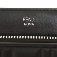 Fendi Dotcom Click in Pelle in Nero