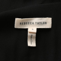 Rebecca Taylor Robe en Soie en Noir