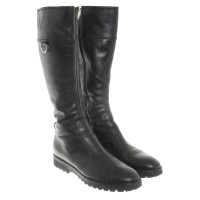 Sergio Rossi Schwarze Winterstiefel