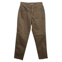 Closed trousers "Pedal Pusher" in Khaki