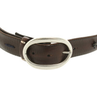 Reptile's House Ceinture en Cuir en Marron