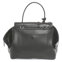 Tod's Wave Bag Mini 26 cm Leer in Grijs