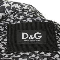 D&G Bluse in Schwarz-Weiß