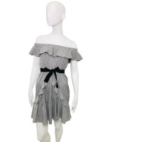 Maje Kleid aus Baumwolle in Grau