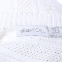Alice Mc Call Knit dress in white