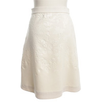 Stella McCartney Cream-colored skirt with pattern
