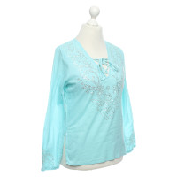 Melissa Odabash Top en Coton en Turquoise