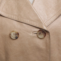 Marni Leather jacket in ocher
