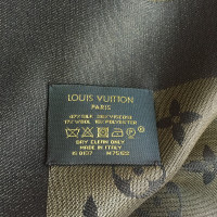 Louis Vuitton Monogram glansdoek in Brown / Gold