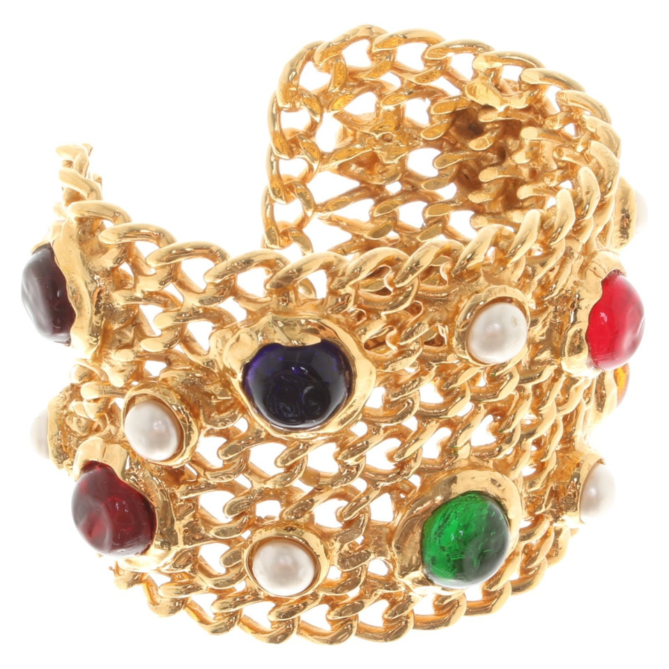 Chanel Armband met kleurrijke glaskralen