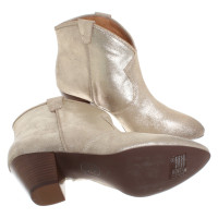 Ash Gold colored ankle boots