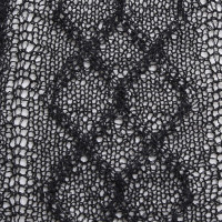 Anna Sui abito crochet nero