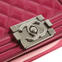 Chanel Boy Small Patent leather in Pink