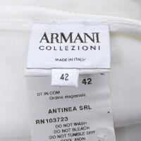 Armani Leinenrock in Weiß