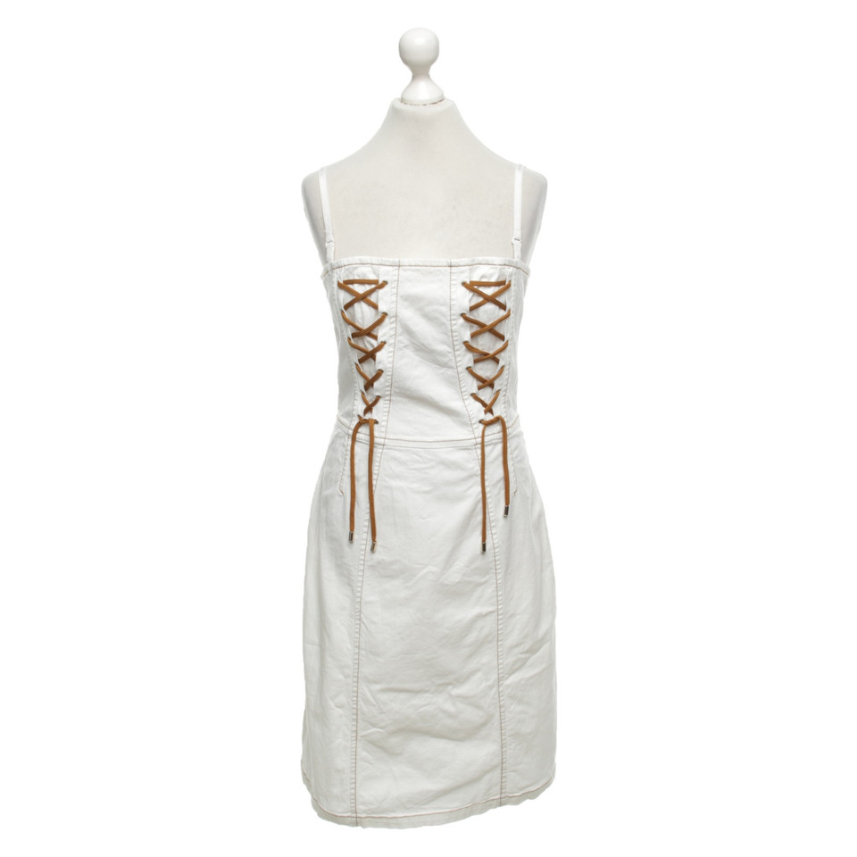 D&G Robe en Coton en Blanc