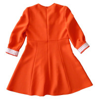 Maje Maje orange crepe dress SS17 