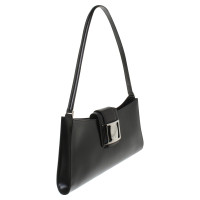 Salvatore Ferragamo Lederhandtasche in Schwarz