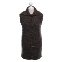 Dolce & Gabbana Knitted vest in brown / grey