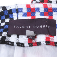 Talbot Runhof Multi-gekleurde rok