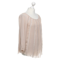 Repeat Cashmere Blouse in Nude
