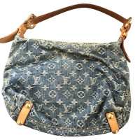 Louis Vuitton Handtas Canvas in Blauw