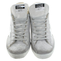 Golden Goose Sneakers in zilver