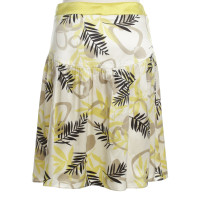 Laurèl Silk skirt with floral print