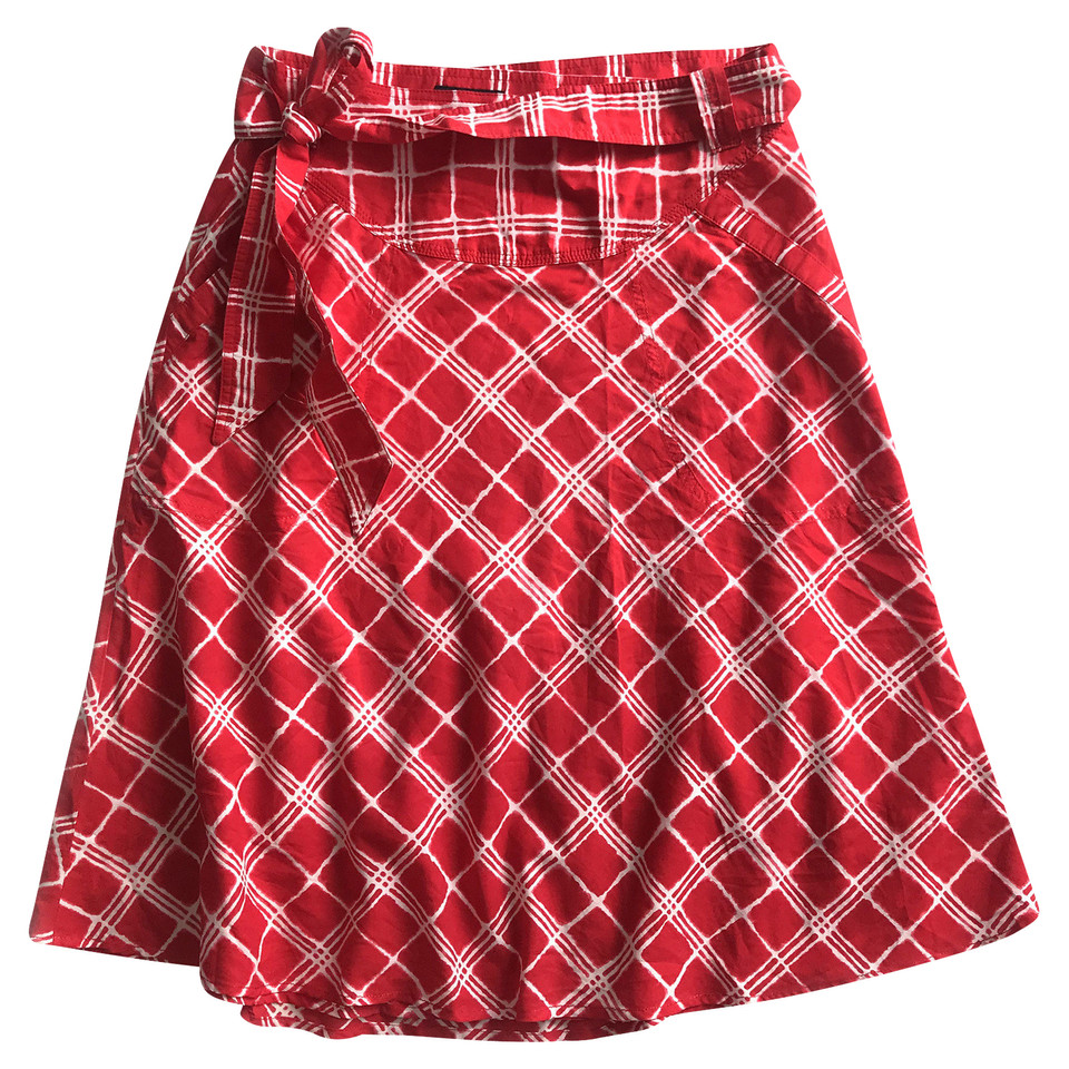 Burberry Skirt Cotton in Red