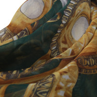 Yves Saint Laurent Zijden sjaal met motief