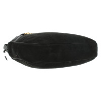 Christian Dior Handtasche aus Wildleder in Schwarz