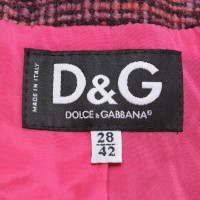 D&G Tweed-Blazer mit Volants
