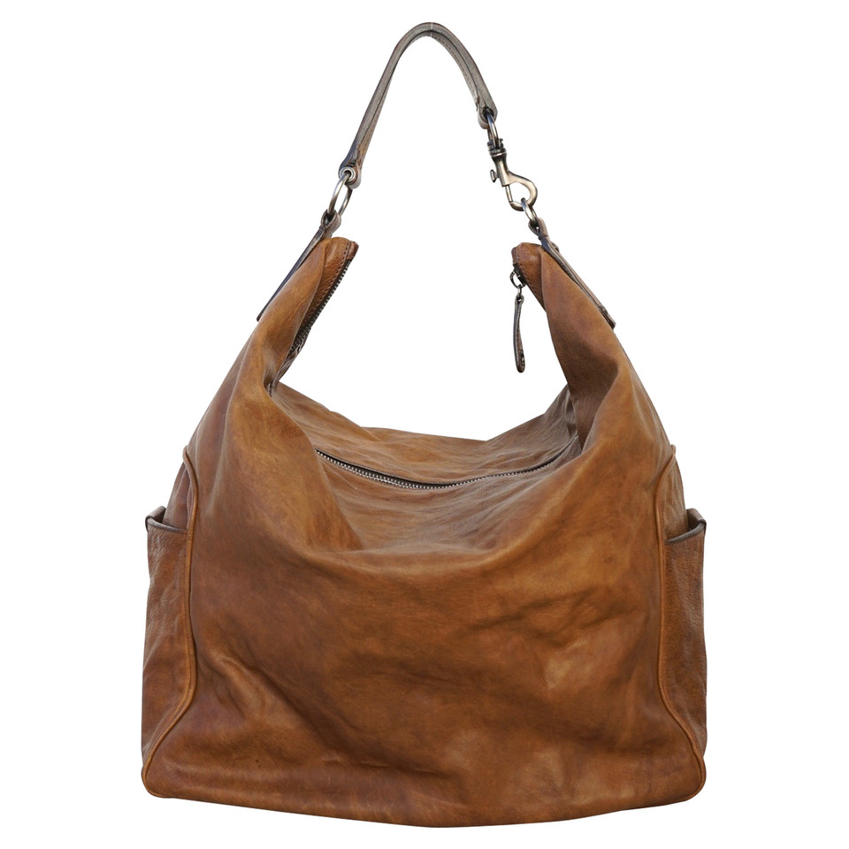 Miu Miu Travel bag Leather in Brown