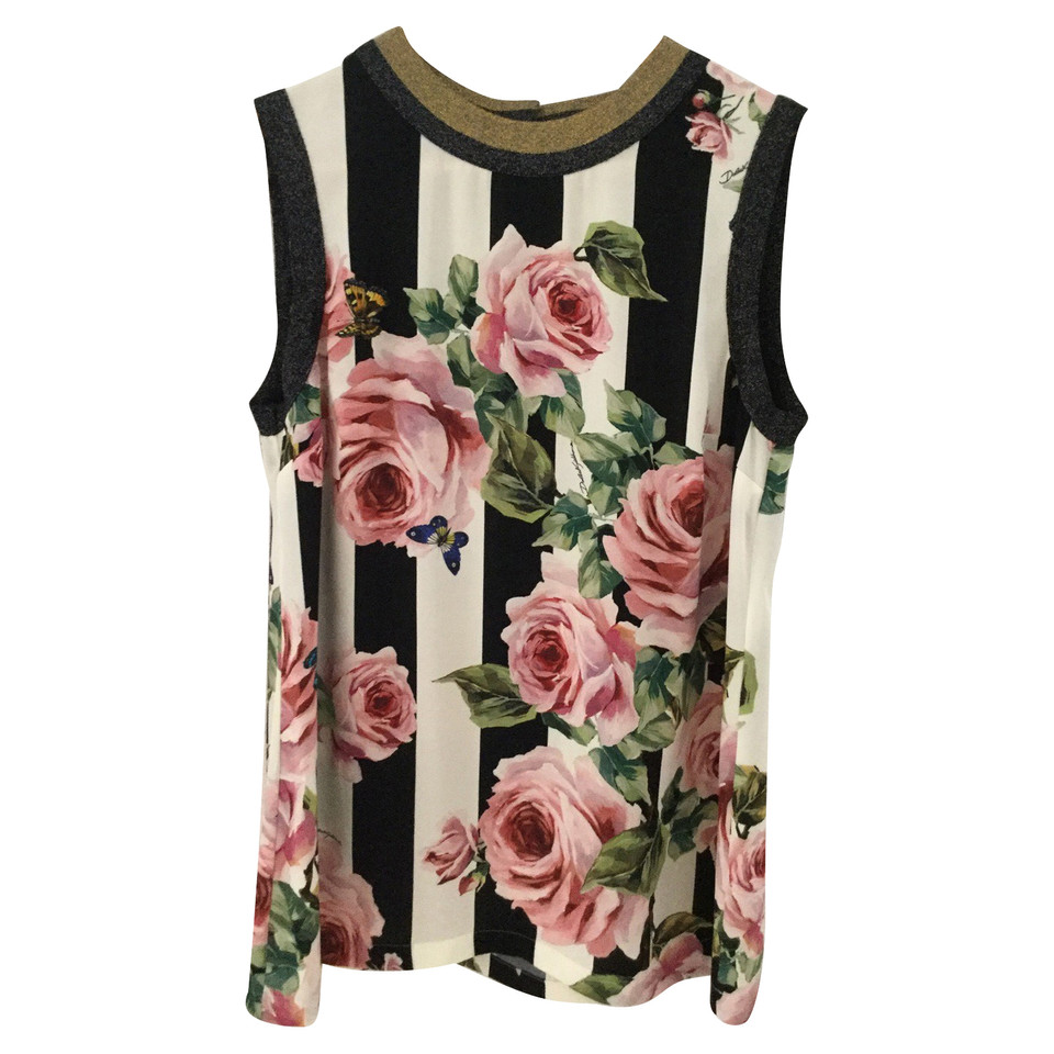 Dolce & Gabbana Top Silk