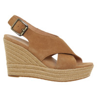 Ugg Australia Wedges aus Wildleder in Braun