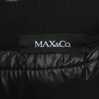 Max & Co Jacke/Mantel aus Wolle in Schwarz