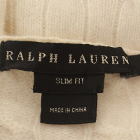 Ralph Lauren Kaschmirpullover in Creme