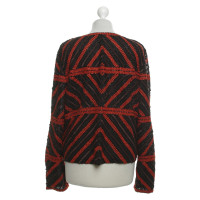 Marc Cain Jacket in black / red