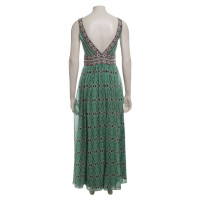Bcbg Max Azria Dress in green with graphic print