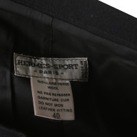 Hermès Gonna in lana nero