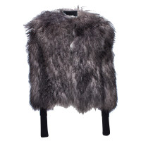 Msgm Jacket/Coat Fur in Grey