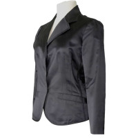 Prada Blazer aus Seide in Schwarz