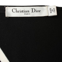 Christian Dior Gebreide jurk streep