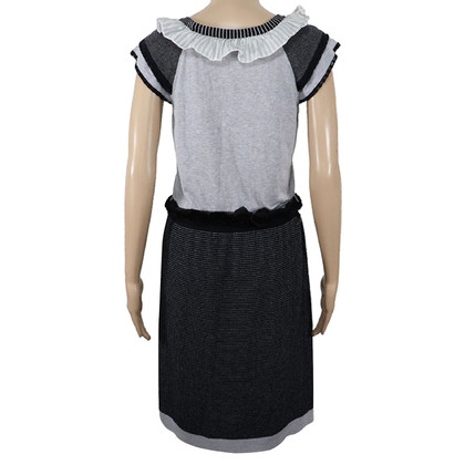 Moschino Kleid aus Baumwolle in Grau