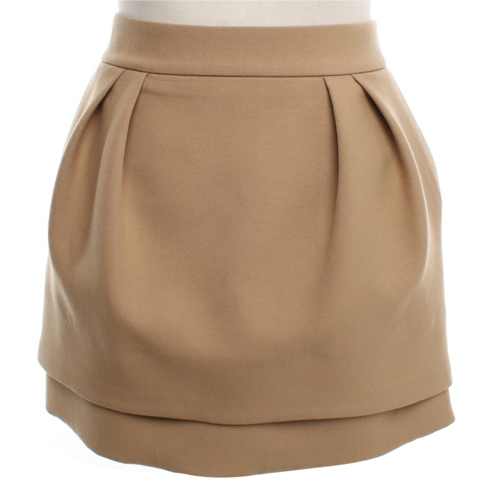 Maje Mini skirt with pleats detail