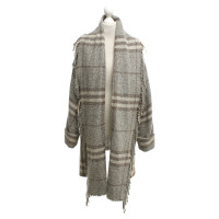 Burberry Knitted coat with fringe decors
