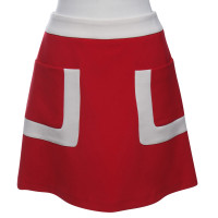 Tara Jarmon rok in rood / wit