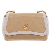 Chanel Umhängetasche aus Leder in Creme